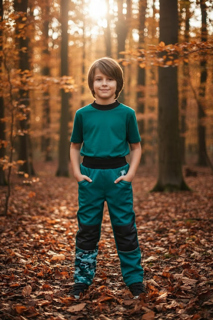 CHLAPECKÉ SOFTSHELLOVÉ KALHOTY