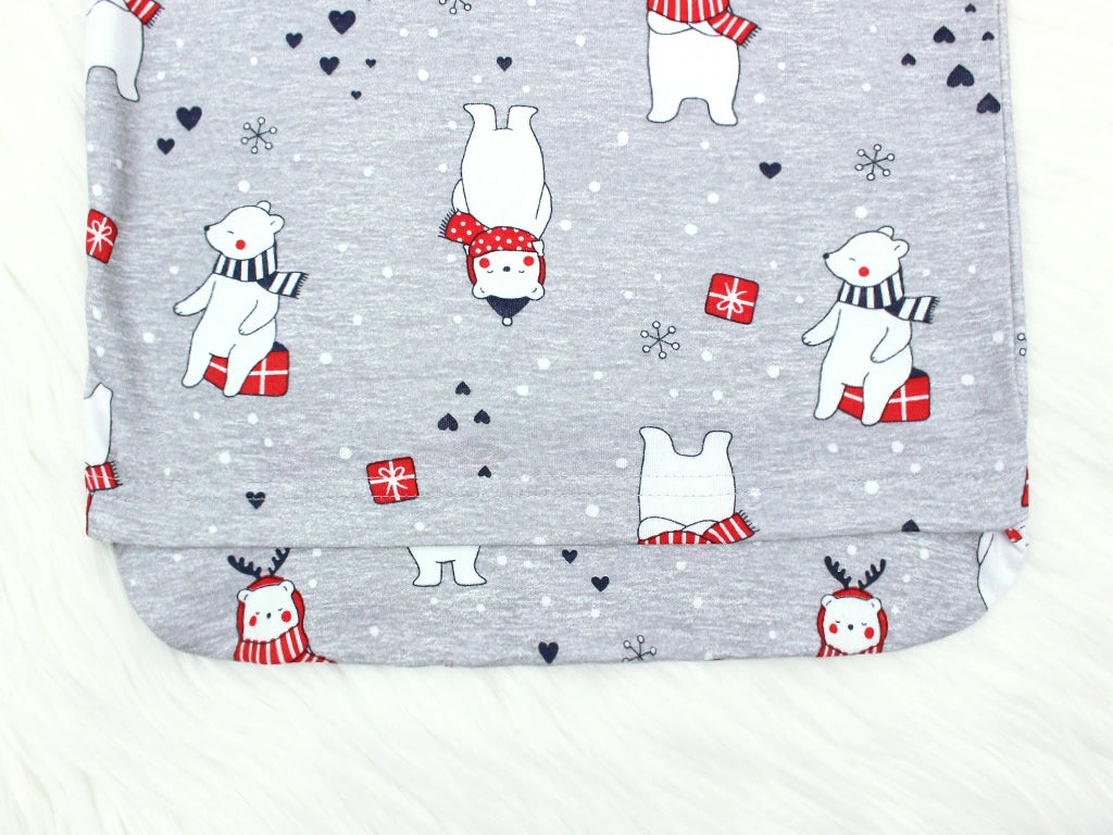 Vánoční pyžamo s dlouhým rukávem Medvídci