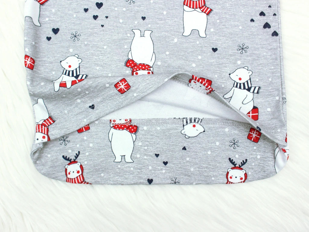 Vánoční pyžamo s dlouhým rukávem Medvídci