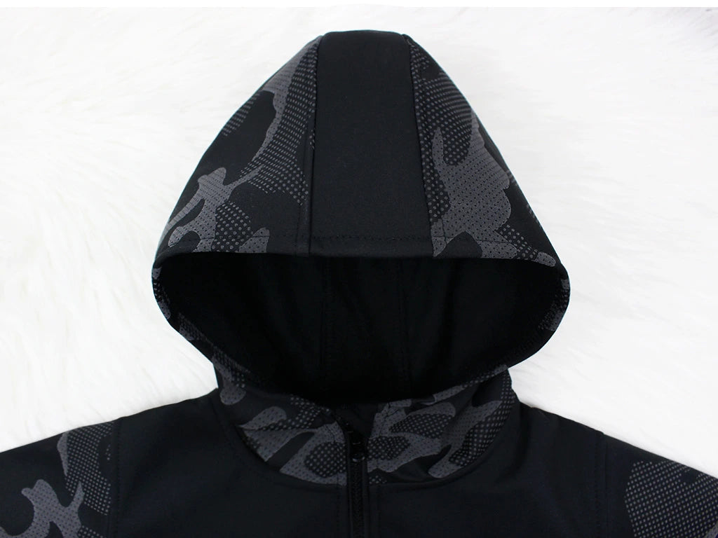 Softshellová bunda Reflexní maskáč (s fleecem)