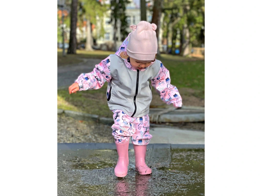Softshellová bunda Kočičky (s fleecem)