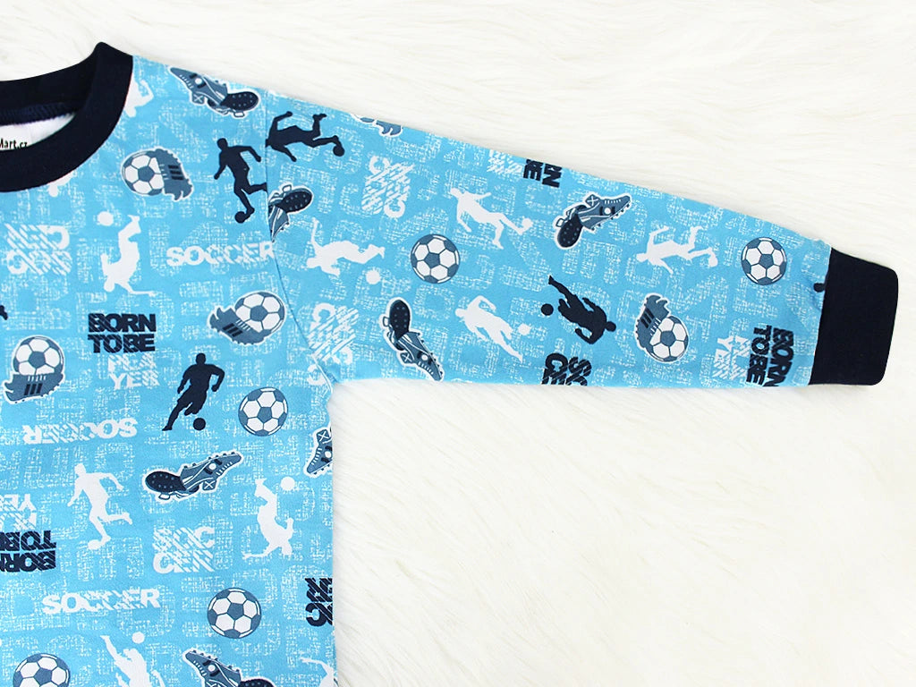 Pyžamo s dlouhým rukávem Fotbal