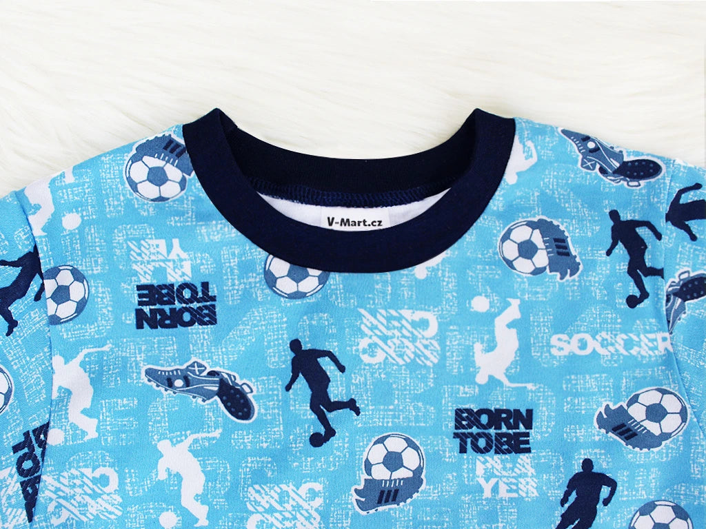 Pyžamo s dlouhým rukávem Fotbal