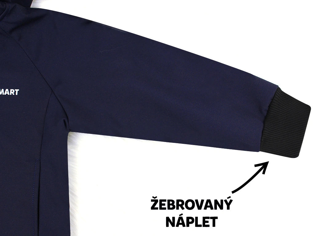 PREMIUM Softshellová bunda - tmavě modrá (s fleecem)