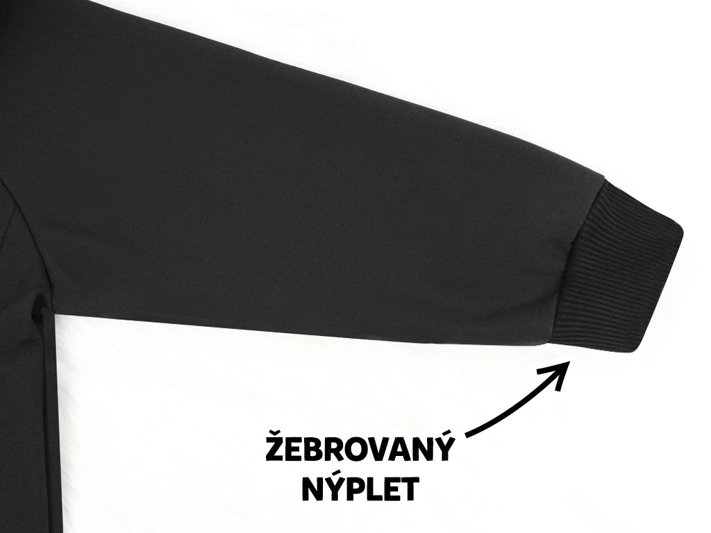 PREMIUM Softshellová bunda - černá (s fleecem)