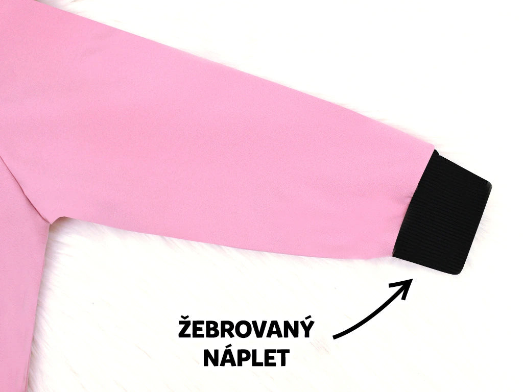 PREMIUM Softshellová bunda - starorůžová (s fleecem)