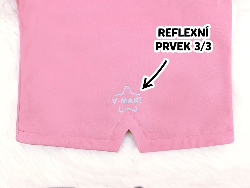 PREMIUM Softshellová bunda - starorůžová (s fleecem)