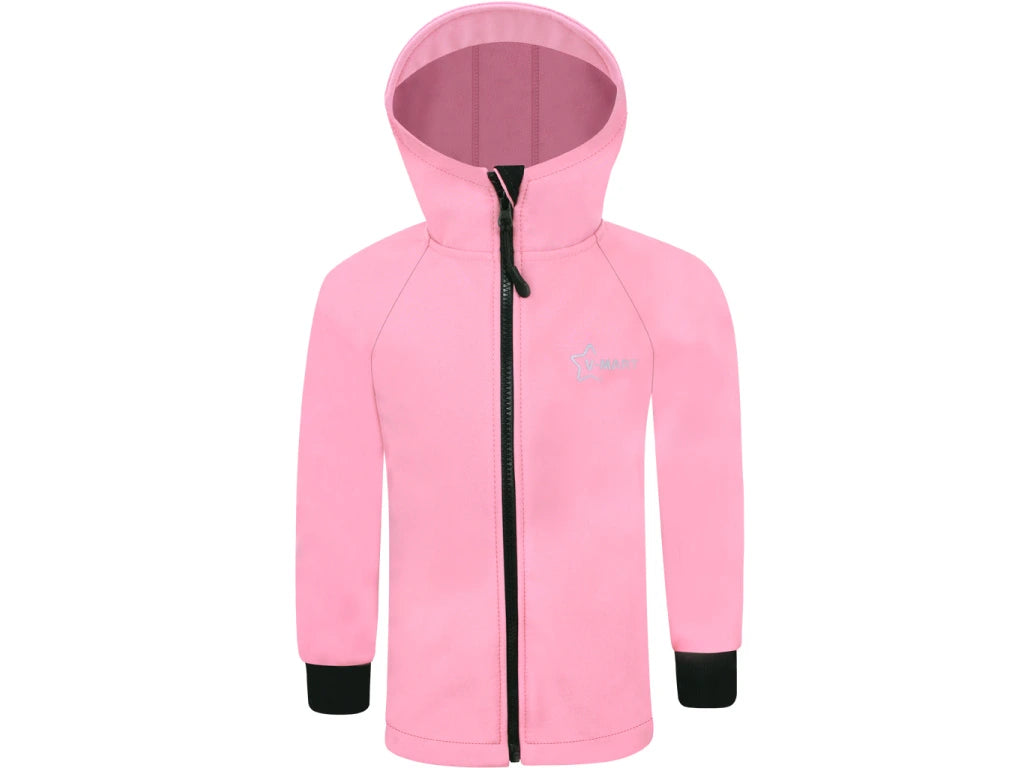PREMIUM Softshellová bunda - starorůžová (s fleecem)