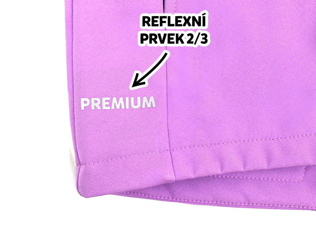 PREMIUM Softshellová bunda - fialová (s fleecem)