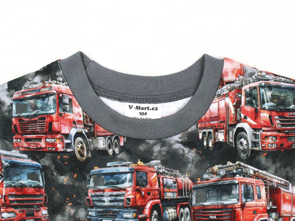 Chlapecké tričko s dlouhým rukávem Hasiči