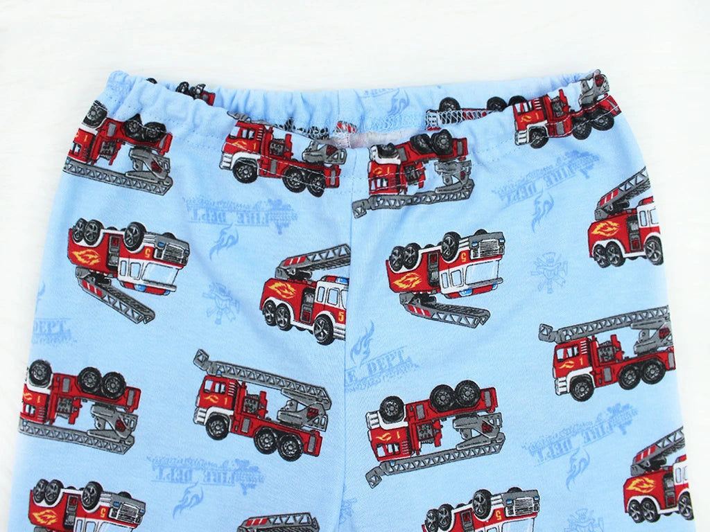 Rostoucí chlapecké pyžamo s dlouhým rukávem Hasiči