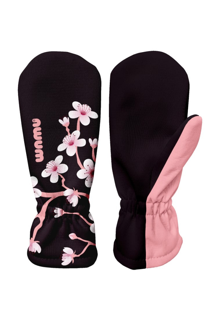 Dětské softshellové rukavice, SAKURY, fialová