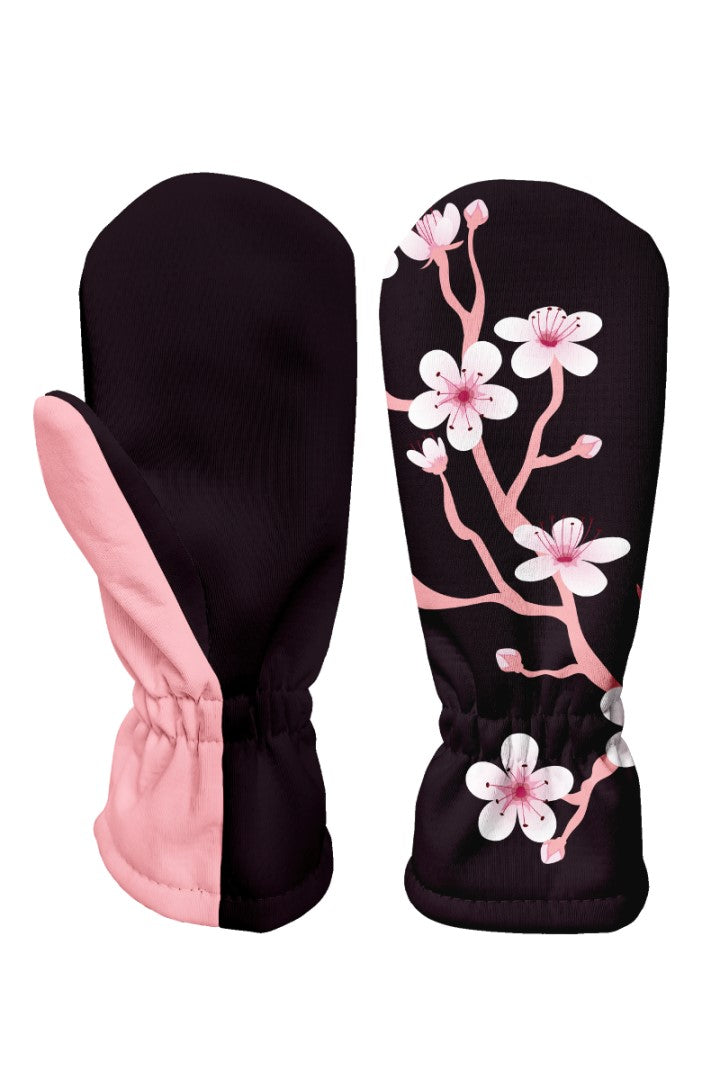 Dětské softshellové rukavice, SAKURY, fialová