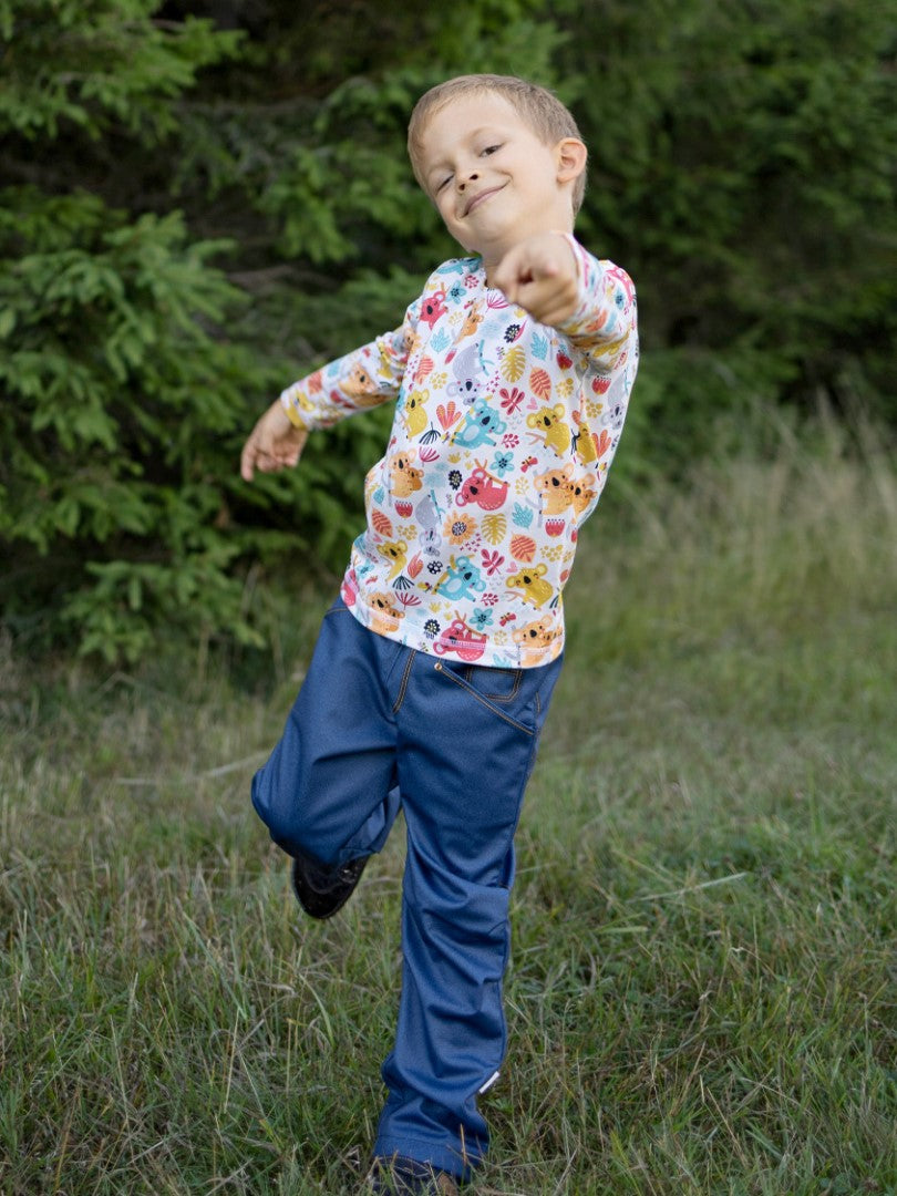 Dětské tričko s dlouhým rukávem, HRAVÉ KOALY