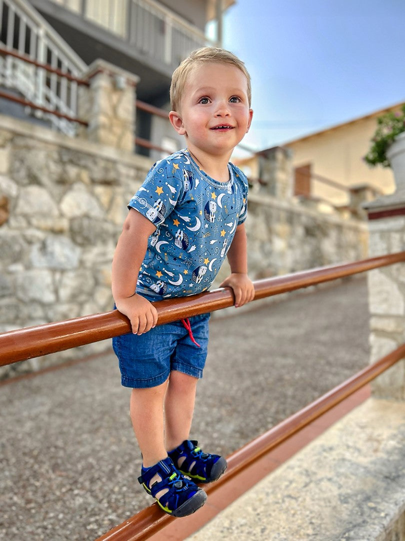 Dětské tričko s krátkým rukávem, MEDVÍDCI NA MĚSÍCI