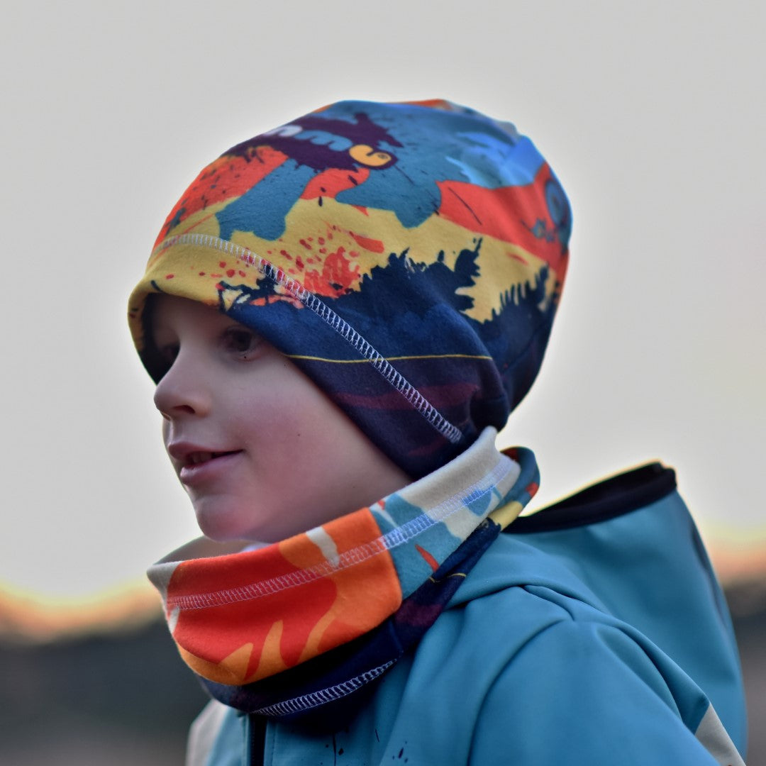 Dětský fleecový nákrčník, MOUNTAIN BIKE