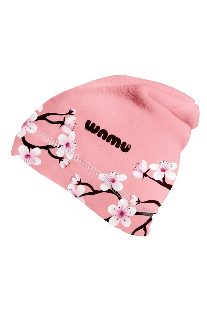 Fleecová čepice dětská, SAKURY, růžová