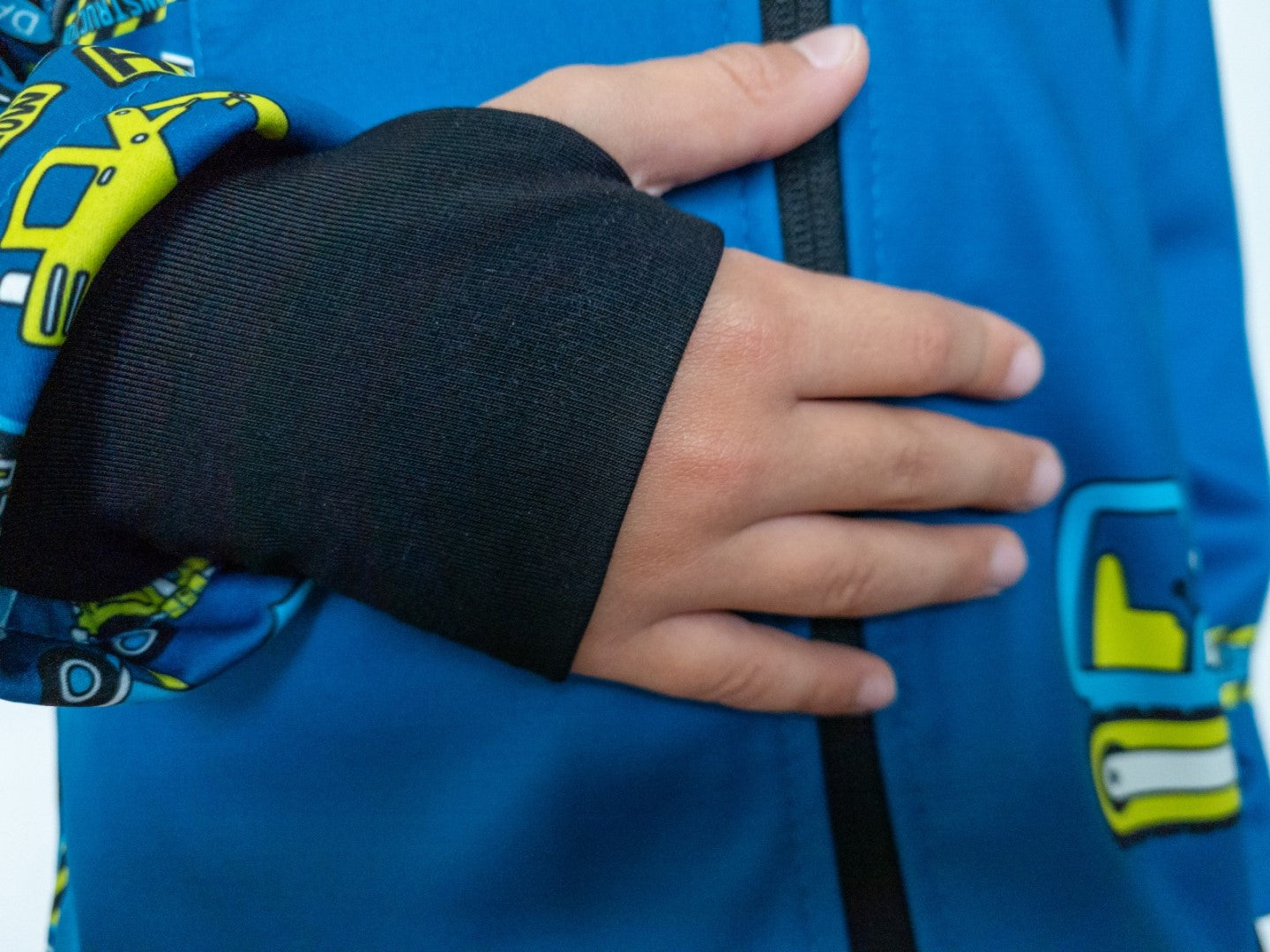 Softshellová bunda dětská, BAGR, modrá