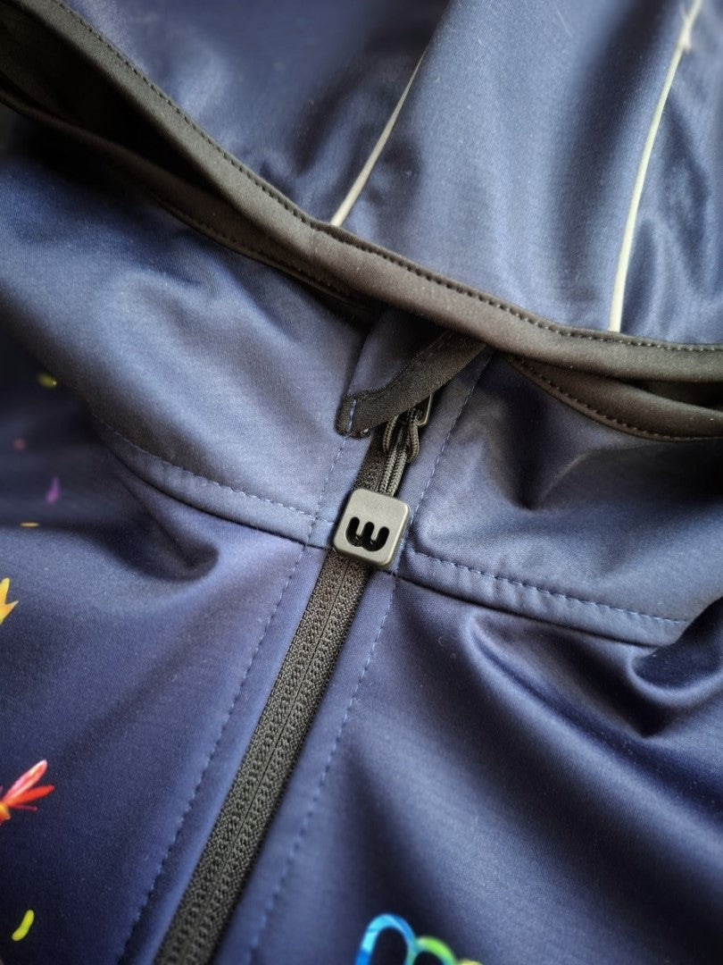 Softshellová bunda dětská, DUHOVÁ KOČKA