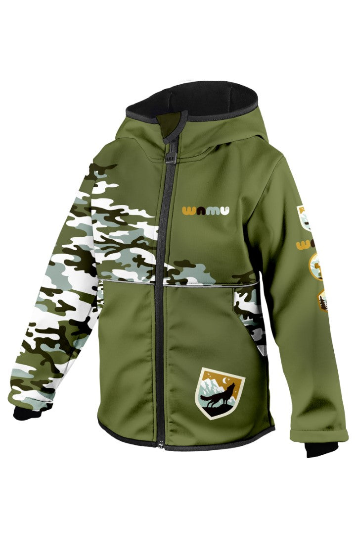 Softshellová bunda dětská, MASKÁČ, khaki