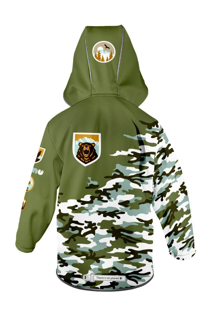 Softshellová bunda dětská, MASKÁČ, khaki
