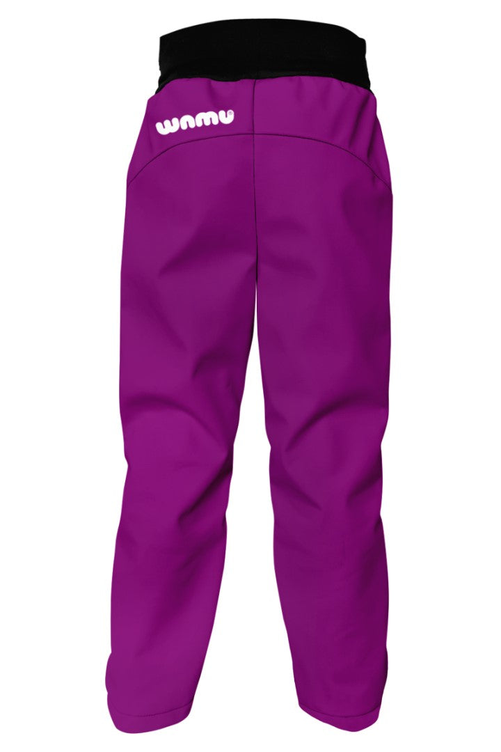 Softshellové kalhoty dětské, FUCHSIOVÁ