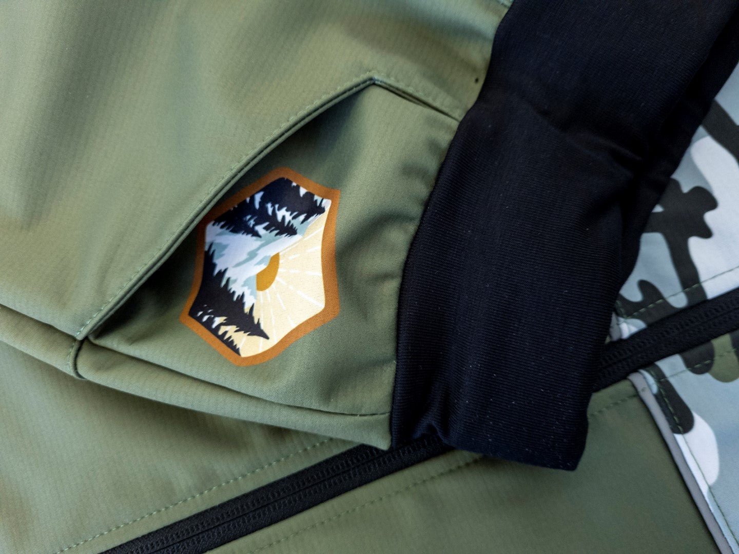 Softshellové kalhoty dětské, MASKÁČ, khaki