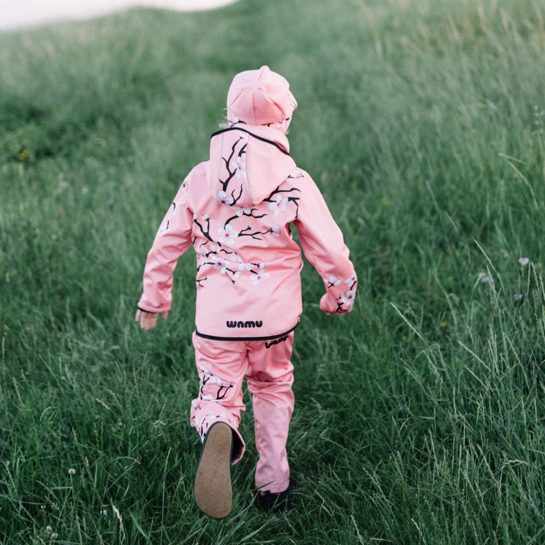 Softshellové kalhoty dětské, SAKURY, růžová