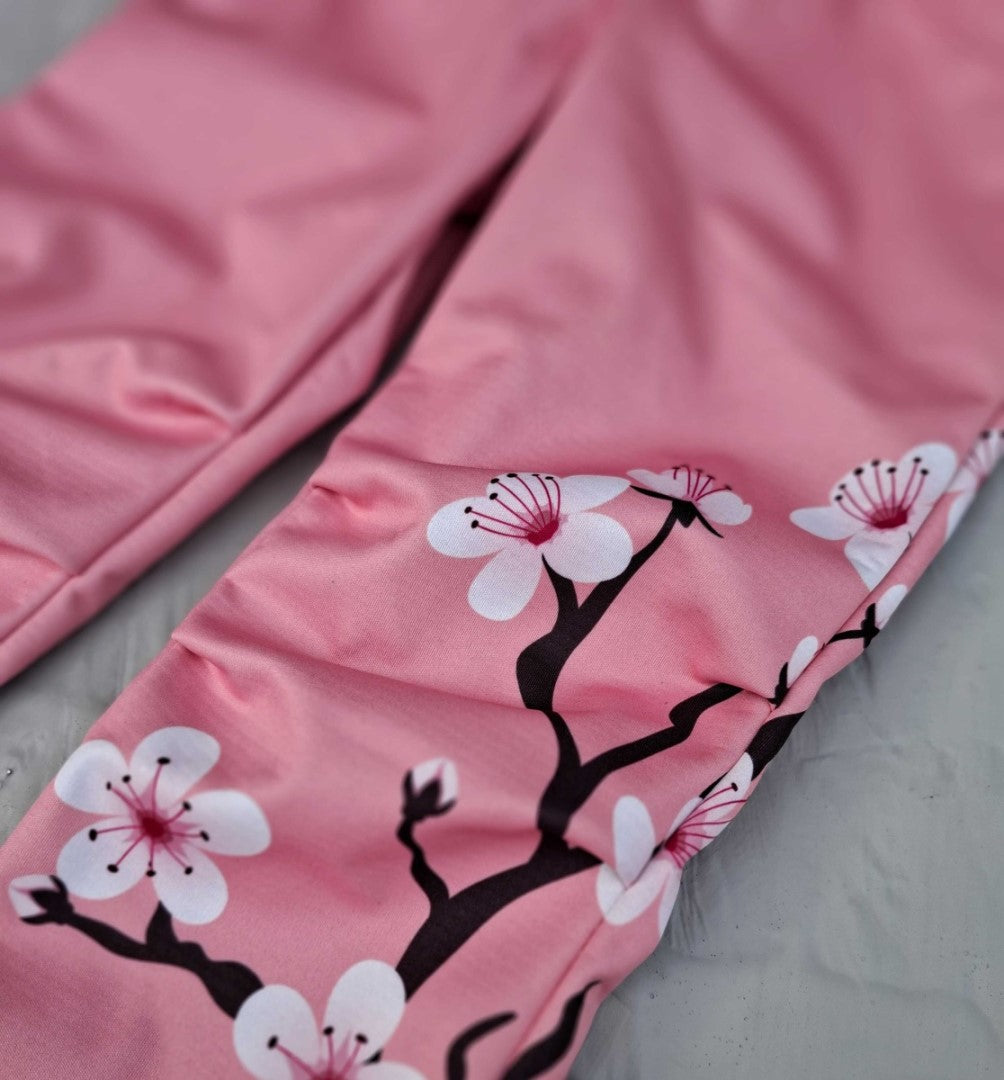 Softshellové kalhoty dětské, SAKURY, růžová